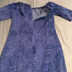 Denim stretch cocktail dress!!